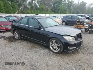 2013 Mercedes-Benz C 300 Sport with VIN WDDGF8AB9DR293254, listed as a Copart auction lot 51088535 with 131,314 mi miles and Salvage Title. Bid and sale history available at DreamBid. Image 4.