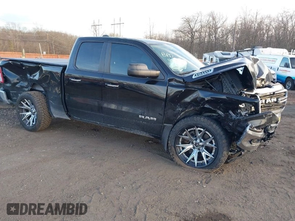 2020 Ram 1500 Big Horn with VIN 1C6SRFBT8LN341914, listed as a IAAI auction lot 41454570 with 34,360 mi miles. Bid and sale history available at carsss.com. Image 1.