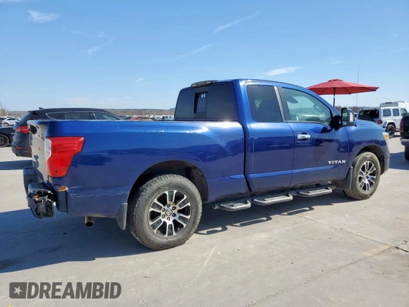 2021 Nissan Titan z VIN 1N6AA1CF8MN520167, wystawiony jako Copart lot #47062765 z przebiegiem 191 189 mil mil oraz Czysty tytuł • Clean title. Historia ofert i sprzedaży dostępna na DreamBid. Obrazek 3.
