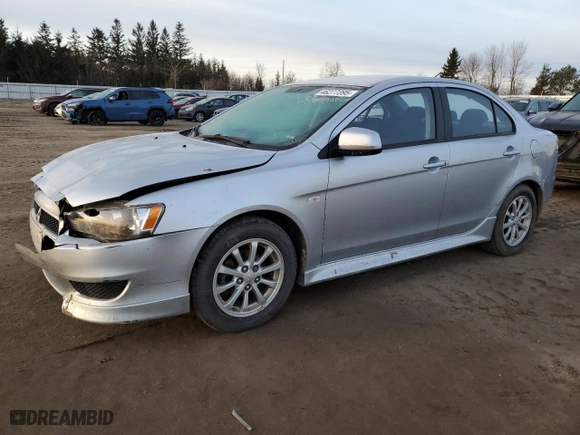 2011 Mitsubishi Lancer ES with VIN JA32U2FU7BU607204, listed as a Copart auction lot 46277395 with 141,406 mi miles and Clean Title. Bid and sale history available at carsss.com. Image 1.