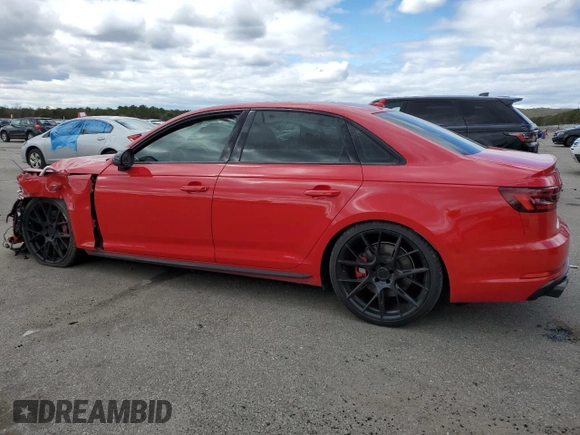 2019 Audi S4 Premium Plus with VIN WAUB4AF45KA116835, listed as a Copart auction lot 49913664 with 51,995 mi miles. Bid and sale history available at carsss.com. Image 2.