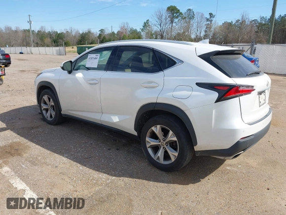 2017 Lexus NX 200t with VIN JTJYARBZ3H2052655, listed as a IAAI auction lot 41853489 with 110,648 mi miles and . Bid and sale history available at DreamBid. Image 3.