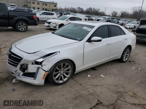 2018 Cadillac CTS Sedan Luxury AWD with VIN 1G6AX5SX7J0174126, listed as a Copart auction lot 44260525 with 85,373 mi miles and Salvage Title. Bid and sale history available at carsss.com. Image 1.