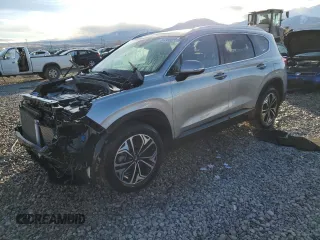2020 Hyundai Santa Fe Limited with VIN 5NMS5CAA6LH297900, listed as a Copart auction lot 87266654 with 74,116 mi miles and Salvage Title. Bid and sale history available at carsss.com. Image 1.