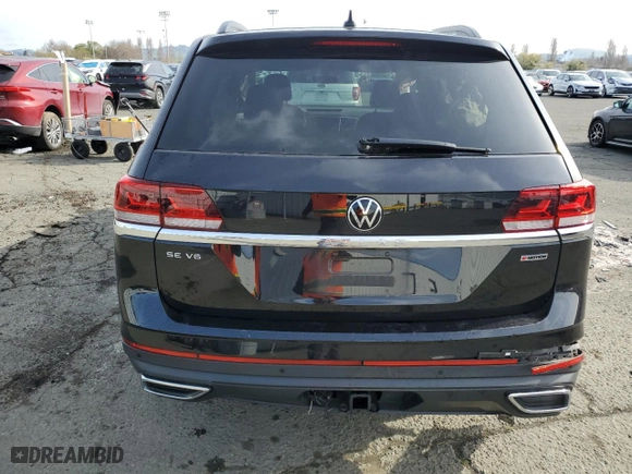 2021 Volkswagen Atlas 3.6L V6 SE w/Technology with VIN 1V2HR2CA4MC501324, listed as a Copart auction lot 49747245 with 31,591 mi miles and Salvage Title. Bid and sale history available at carsss.com. Image 6.