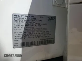 2019 Audi SQ5 Premium Plus with VIN WA1B4AFY5K2024697, listed as a Copart auction lot 75932164 with 33,576 mi miles and Non Repairable. Bid and sale history available at DreamBid. Image 13.