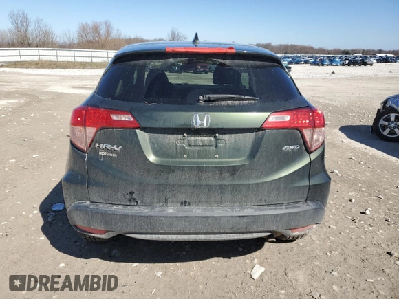 2016 Honda HR-V EX with VIN 3CZRU6H59GM712040, listed as a Copart auction lot 50495495 with 0 mi miles and Clean Title. Bid and sale history available at carsss.com. Image 6.