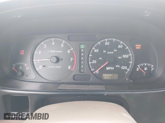 2001 Isuzu Rodeo S with VIN 4S2DM58WX14315138, listed as a IAAI auction lot 41535619 with 217,960 mi miles and . Bid and sale history available at DreamBid. Image 7.