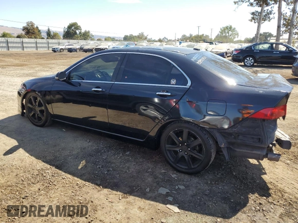 2005 Acura TSX with VIN JH4CL95915C008578, listed as a Copart auction lot 72825624 with 293,413 mi miles and Salvage Title. Bid and sale history available at DreamBid. Image 2.