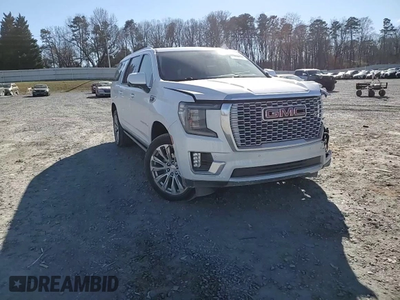 2023 GMC Yukon XL Denali with VIN 1GKS2JKL4PR349768, listed as a Copart auction lot 46332795 with 11,577 mi miles and Salvage Title. Bid and sale history available at DreamBid. Image 11.