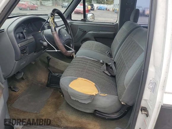 1993 Ford F-150 with VIN 1FTEX14N2PKB45522, listed as a Copart auction lot 76960484 with 210,886 mi miles and Clean Title. Bid and sale history available at carsss.com. Image 7.