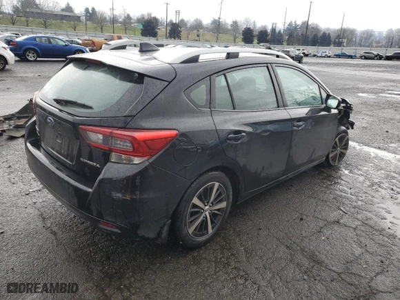 2020 Subaru Impreza Premium with VIN 4S3GTAV62L3712604, listed as a Copart auction lot 42326345 with 99,486 mi miles and Salvage Title. Bid and sale history available at carsss.com. Image 3.