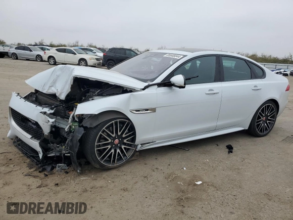 2016 Jaguar XF 35t R-Sport with VIN SAJBF4BV3GCY16993, listed as a Copart auction lot 85688844 with 63,815 mi miles and Salvage Title. Bid and sale history available at carsss.com. Image 1.