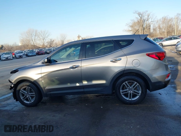2018 Hyundai Santa Fe Sport 2.4L with VIN 5NMZT3LB6JH067040, listed as a IAAI auction lot 41760708 with 101,302 mi miles. Bid and sale history available at carsss.com. Image 15.