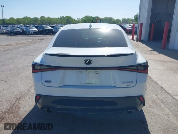 2022 Lexus IS 350 F Sport with VIN JTHGZ1E26N5023327, listed as a IAAI auction lot 42286717 with 32,098 mi miles and . Bid and sale history available at DreamBid. Image 17.