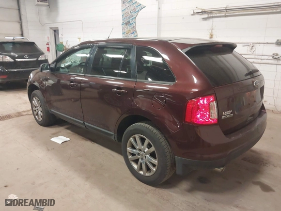 2012 Ford Edge SEL with VIN 2FMDK4JC1CBA22924, listed as a IAAI auction lot 41826154 with 191,027 mi miles. Bid and sale history available at carsss.com. Image 3.