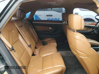 2007 Audi A8 L 4.2L with VIN WAUMV44E47N020858, listed as a Copart auction lot 81004994 with 0 mi miles and Clean Title. Bid and sale history available at carsss.com. Image 10.