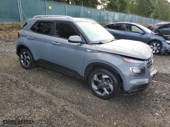 2021 Hyundai Venue SEL with VIN KMHRC8A37MU088643, listed as a Copart auction lot 48968595 with 39,982 mi miles and Salvage Title. Bid and sale history available at carsss.com. Image 4.
