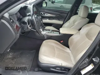 2013 Infiniti M37 with VIN JN1BY1AR7DM602898, listed as a Copart auction lot 79748604 with 247,068 mi miles and Salvage Title. Bid and sale history available at carsss.com. Image 7.