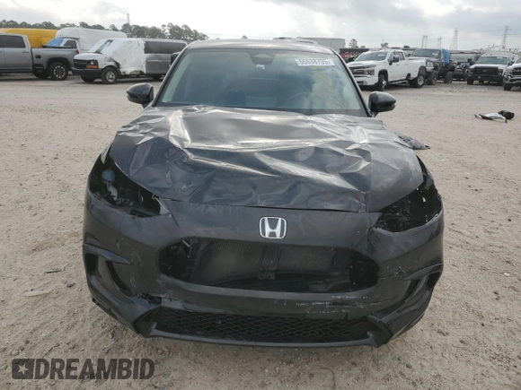 2023 Honda HR-V EX-L with VIN 3CZRZ1H7XPM731623, listed as a Copart auction lot 55638795 with 19,955 mi miles and Salvage title. Bid and sale history available at DreamBid. Image 5.