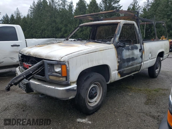 2000 GMC Sierra 1500 with VIN 1GTGC34R2YR191556, listed as a Copart auction lot 52346615 with Not Provided miles and Salvage Title. Bid and sale history available at DreamBid. Image 1.