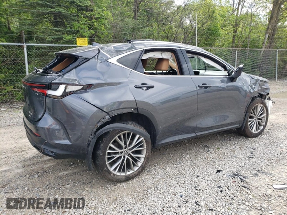 2022 Lexus NX 350h Premium with VIN JTJGKCEZ5N5005607, listed as a Copart auction lot 57300615 with 60,124 mi miles and Salvage title. Bid and sale history available at DreamBid. Image 3.