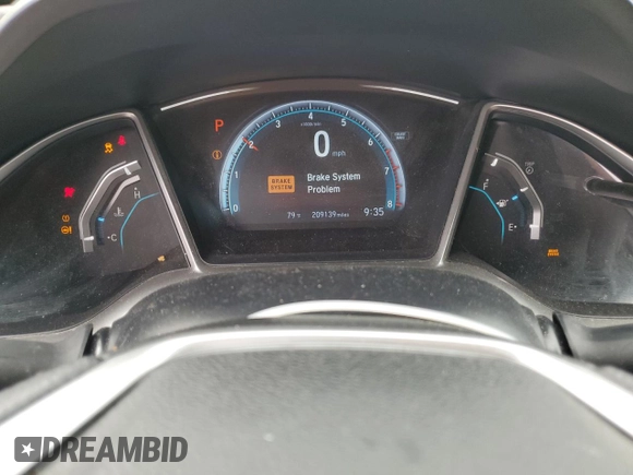 2016 Honda Civic EX-T with VIN 2HGFC3B34GH358526, listed as a Copart auction lot 55701425 with 209,139 mi miles and Salvage title. Bid and sale history available at DreamBid. Image 9.