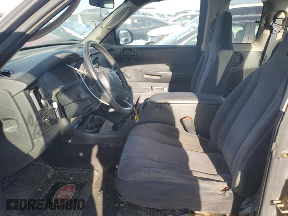 2002 Dodge Dakota with VIN 1B7GL12X02S577219, listed as a Copart auction lot 77067374 with 181,351 mi miles and Salvage Title. Bid and sale history available at carsss.com. Image 7.