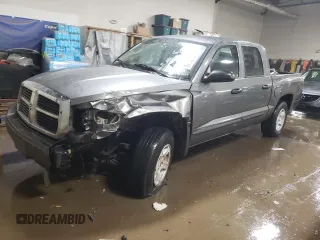 2005 Dodge Dakota SLT with VIN 1D7HE48K45S326208, listed as a Copart auction lot 89149135 with 227,301 mi miles and Salvage Title. Bid and sale history available at DreamBid. Image 1.