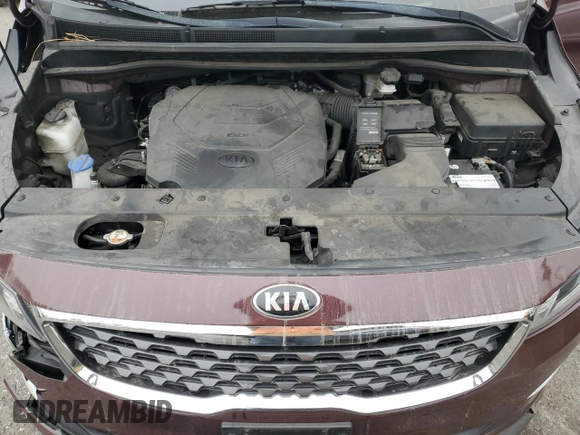 2019 Kia Sedona EX with VIN KNDMB5C10K6516212, listed as a Copart auction lot 86363854 with 67,144 mi miles and Salvage Title. Bid and sale history available at carsss.com. Image 12.