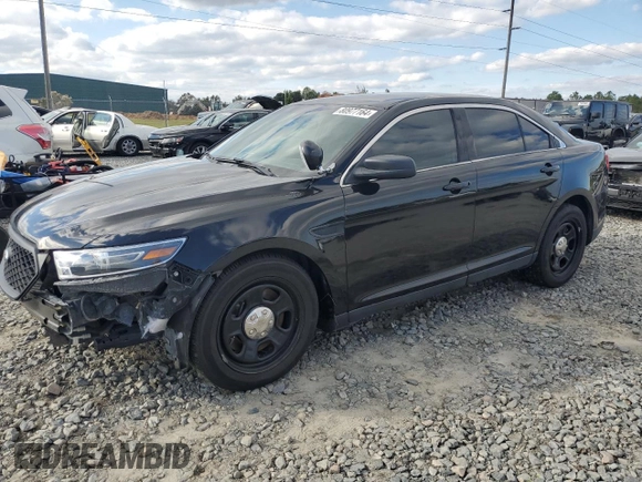 2018 Ford Police Interceptor with VIN 1FAHP2MK1JG123651, listed as a Copart auction lot 80977164 with 110,186 mi miles and Salvage title. Bid and sale history available at DreamBid. Image 1.