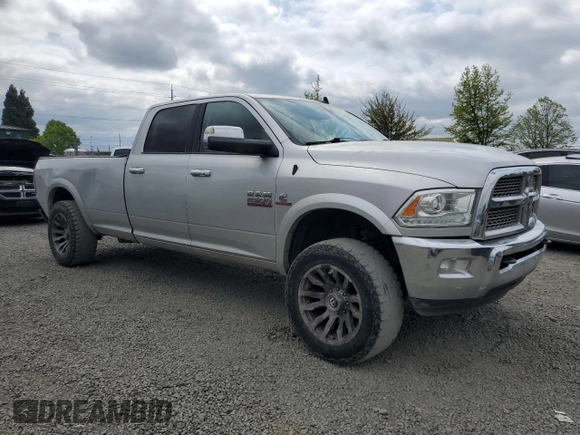 2014 Ram 2500 Laramie with VIN 3C6UR5KL1EG213660, listed as a Copart auction lot 53750055 with 267,667 mi miles and Salvage title. Bid and sale history available at DreamBid. Image 4.