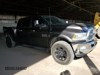2017 Ram 2500 Laramie with VIN 3C6UR5NLXHG624541, listed as a Copart auction lot 89405515 with 98,927 mi miles and Salvage title. Bid and sale history available at DreamBid. Image 4.
