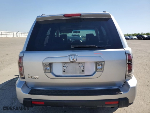 2006 Honda Pilot EX-L with RES with VIN 5FNYF28686B051729, listed as a Copart auction lot 52013915 with 155,598 mi miles and Salvage Title. Bid and sale history available at carsss.com. Image 6.