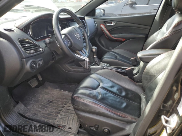 2015 Dodge Dart GT with VIN 1C3CDFEB5FD225096, listed as a Copart auction lot 48436105 with 127,646 mi miles and Salvage Title. Bid and sale history available at DreamBid. Image 7.