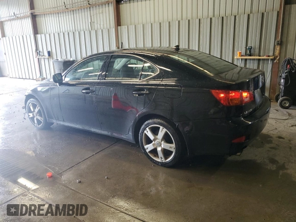 2007 Lexus IS 250 with VIN JTHCK262472009244, listed as a Copart auction lot 58128925 with 182,661 mi miles and Salvage title. Bid and sale history available at DreamBid. Image 2.