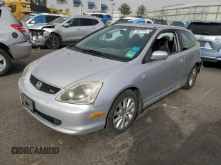 2005 Honda Civic Si with VIN SHHEP33595U503723, listed as a Copart auction lot 48775135 with 128,523 mi miles and Salvage Title. Bid and sale history available at DreamBid. Image 1.