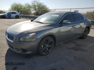 2014 Nissan Maxima SV with VIN 1N4AA5AP0EC490980, listed as a Copart auction lot 60255145 with 131,539 mi miles and Salvage title. Bid and sale history available at DreamBid. Image 1.