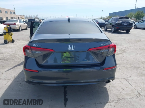2024 Honda Civic Sedan Sport with VIN 2HGFE2F5XRH594049, listed as a IAAI auction lot 41861758 with 5,311 mi miles. Bid and sale history available at carsss.com. Image 16.