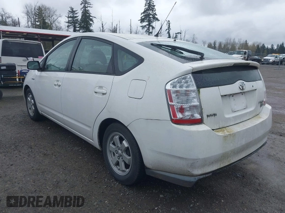 2007 Toyota Prius with VIN JTDKB20U877566488, listed as a IAAI auction lot 41940180 with 78,433 mi miles and . Bid and sale history available at carsss.com. Image 3.