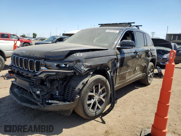 2023 Jeep Grand Cherokee Limited with VIN 1C4RJHBG7PC643161, listed as a Copart auction lot 64201035 with 18,074 mi miles and Salvage title. Bid and sale history available at DreamBid. Image 1.