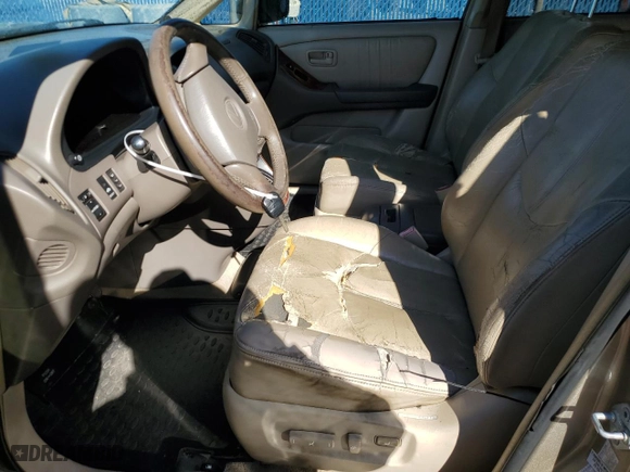 1999 Lexus RX 300 Luxury SUV with VIN JT6GF10U7X0022374, listed as a Copart auction lot 88029105 with 236,270 mi miles and Salvage Title. Bid and sale history available at carsss.com. Image 7.