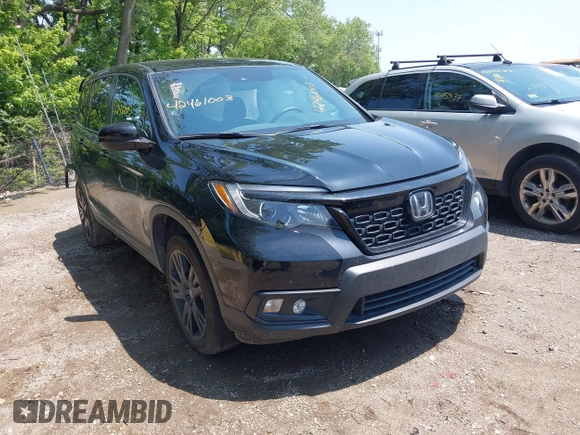 2021 Honda Passport Sport with VIN 5FNYF8H24MB043219, listed as a IAAI auction lot 42461003 with 38,800 mi miles and . Bid and sale history available at DreamBid. Image 1.