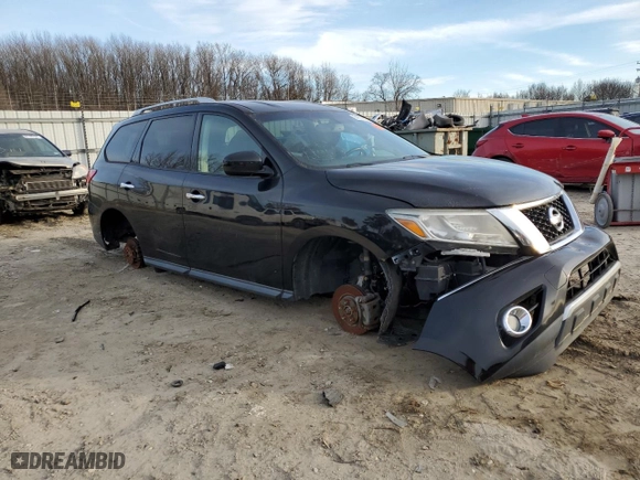 2015 Nissan Pathfinder SL with VIN 5N1AR2MM4FC683441, listed as a Copart auction lot 84837884 with 0 mi miles and Clean Title. Bid and sale history available at carsss.com. Image 4.