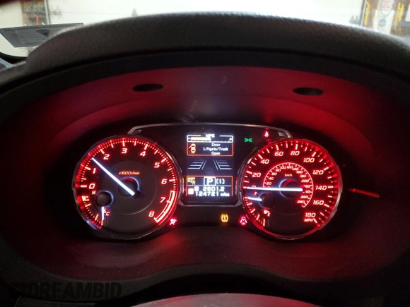 2017 Subaru WRX Limited with VIN JF1VA1N65H8814136, listed as a Copart auction lot 43193275 with 124,721 mi miles and Salvage Title. Bid and sale history available at carsss.com. Image 9.