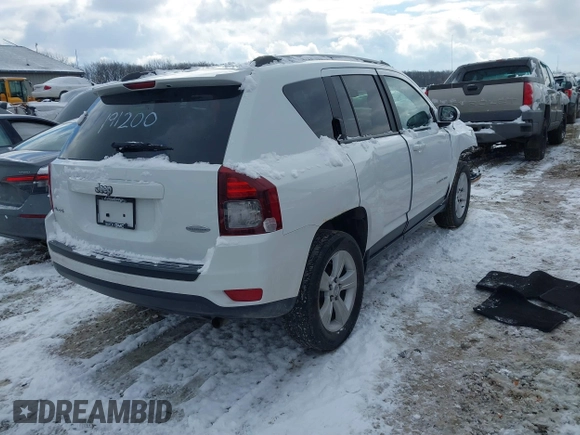 2017 Jeep Compass High Altitude with VIN 1C4NJDEB5HD191200, listed as a IAAI auction lot 41249056 with 101,559 mi miles. Bid and sale history available at carsss.com. Image 4.