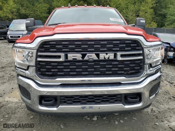 2023 Ram 3500 Tradesman with VIN 3C63RRGL0PG526505, listed as a Copart auction lot 71932814 with 26,014 mi miles and Salvage Title. Bid and sale history available at carsss.com. Image 5.