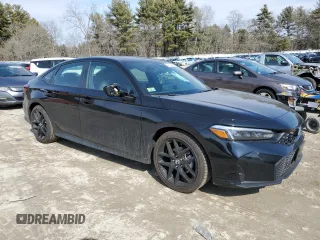 2025 Honda Civic Sport with VIN 2HGFE2F5XSH510270, listed as a Copart auction lot 47839085 with 8,279 mi miles and Salvage title. Bid and sale history available at DreamBid. Image 4.
