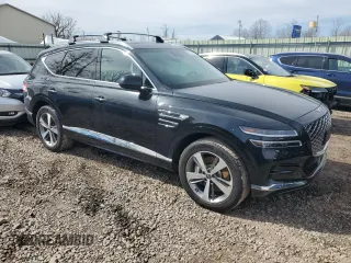 2024 Genesis GV80 with VIN KMUHCESCXRU160842, listed as a Copart auction lot 51163075 with 19,634 mi miles and Clean Title. Bid and sale history available at DreamBid. Image 4.