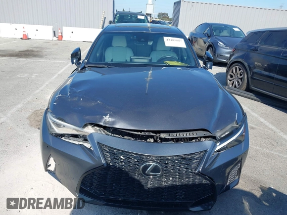 2021 Lexus IS 350 F Sport with VIN JTHGZ1B28M5047647, listed as a IAAI auction lot 42485887 with 27,544 mi miles and . Bid and sale history available at DreamBid. Image 12.